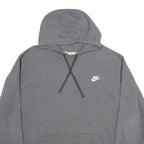 NIKE Mens Grey Hoodie 2XL Cotton Casual Pullover Sweatshirt