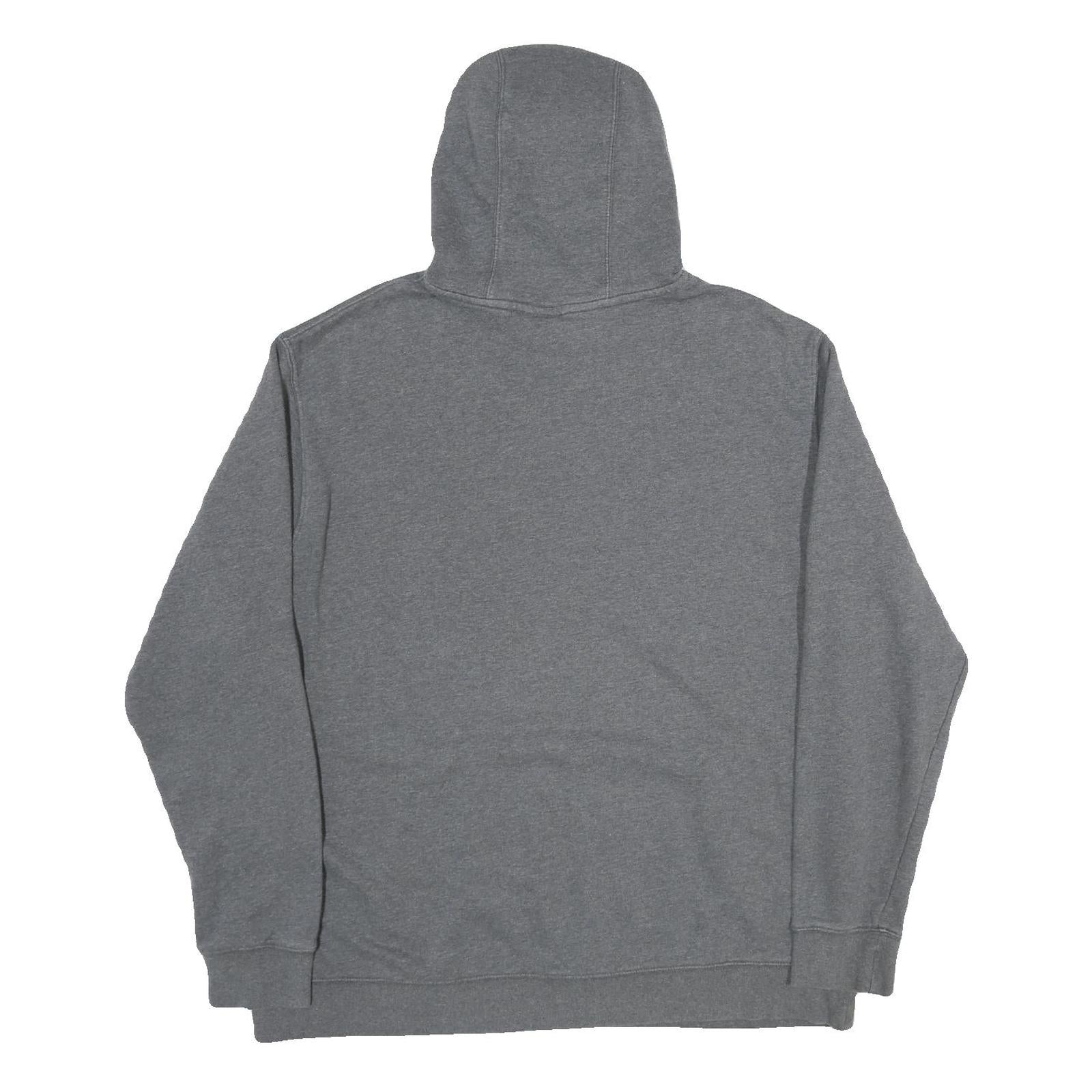 NIKE Mens Grey Hoodie 2XL Cotton Casual Pullover Sweatshirt