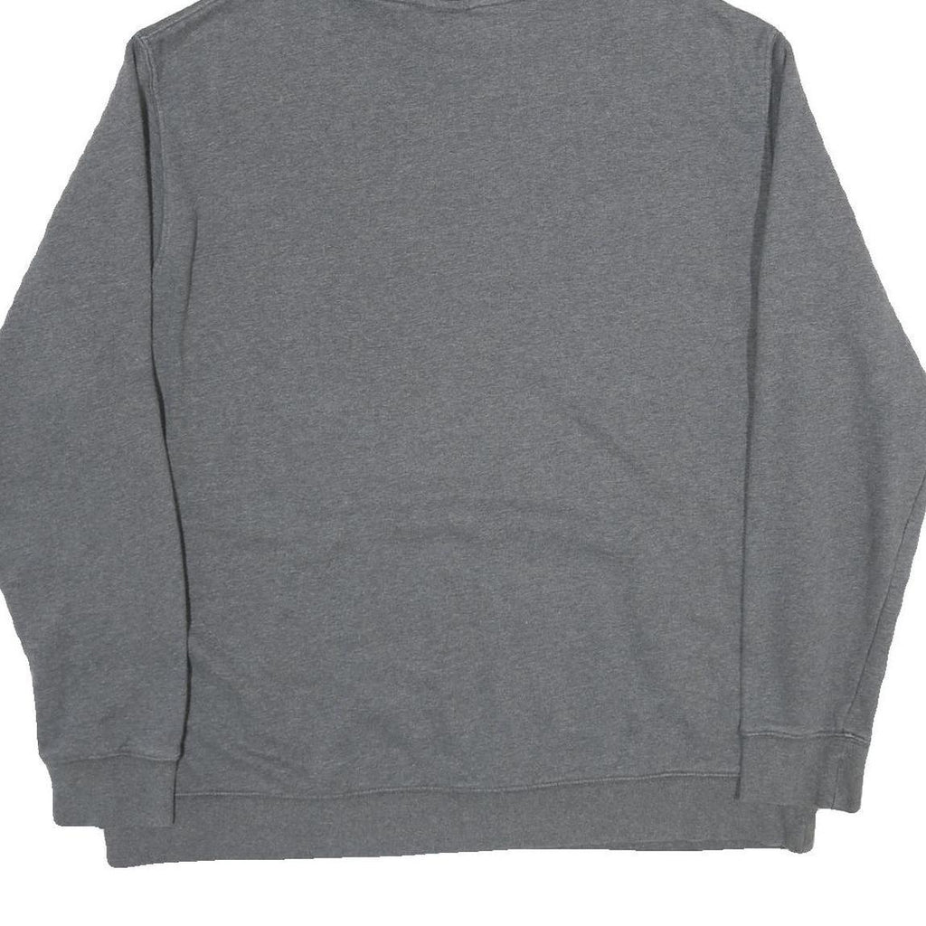 NIKE Mens Grey Hoodie 2XL Cotton Casual Pullover Sweatshirt