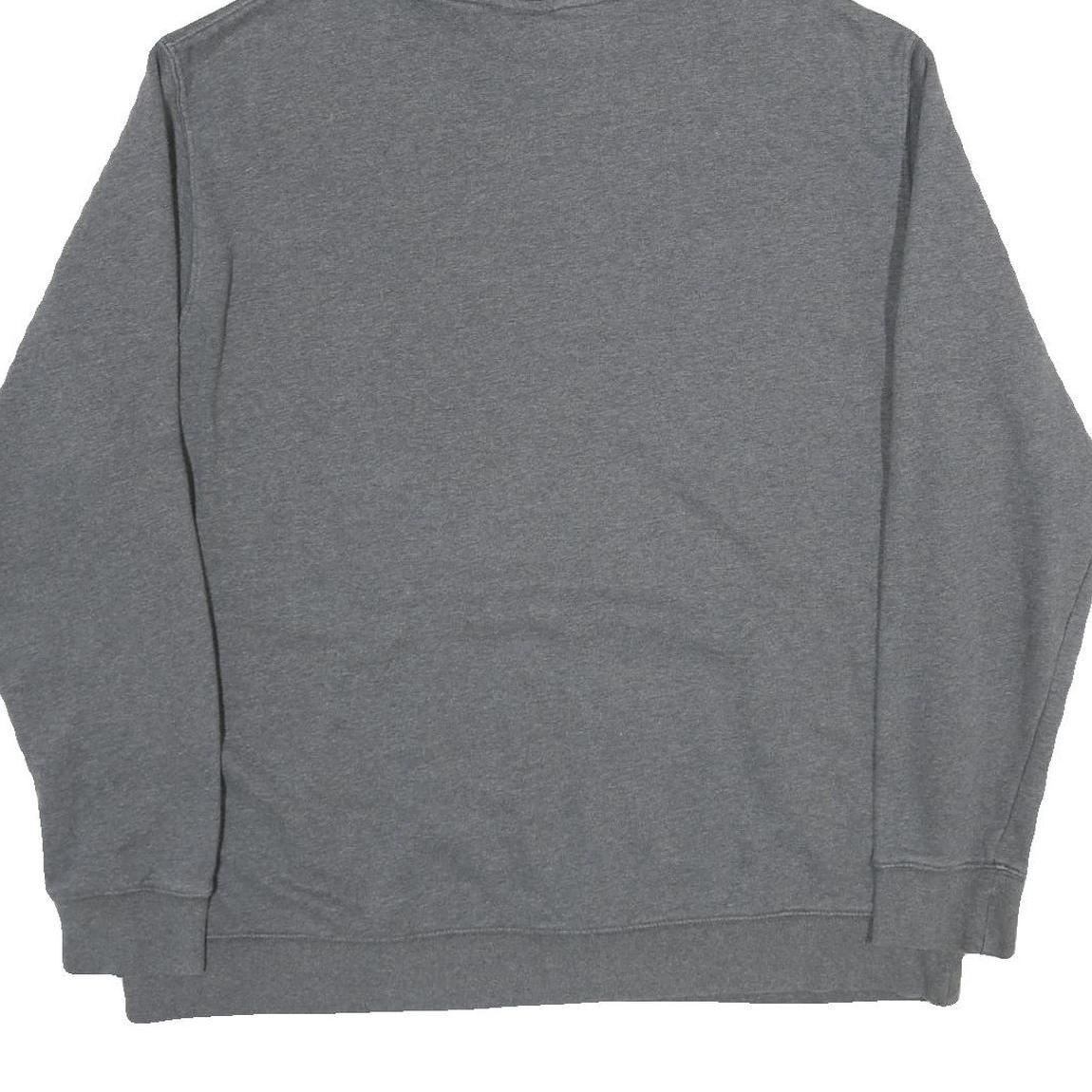 NIKE Mens Grey Hoodie 2XL Cotton Casual Pullover Sweatshirt