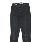LEVI'S 721 BIG E Womens Jeans Black Slim Skinny Denim W25 L28 Classic Cotton