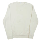 REEBOK Womens Sweatshirt Beige Crew Neck M