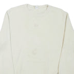 REEBOK Womens Sweatshirt Beige Crew Neck M