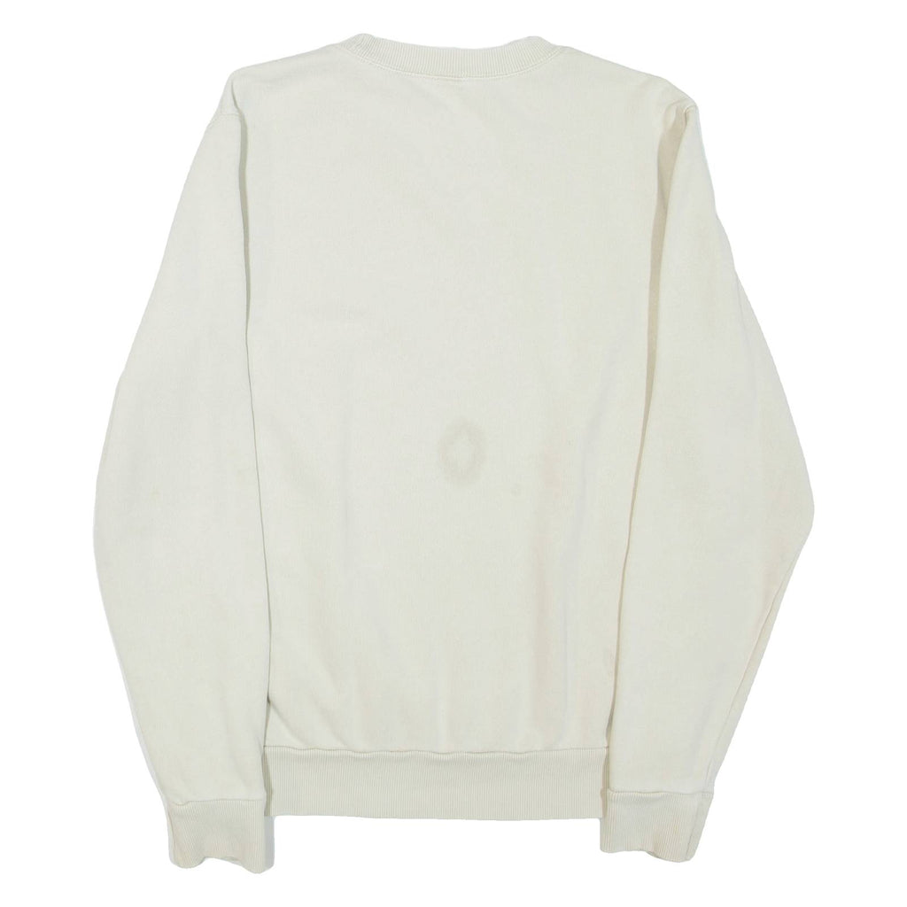 REEBOK Womens Sweatshirt Beige Crew Neck M