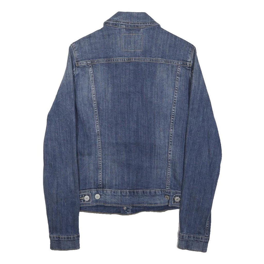 LEVI'S Boys Blue Denim Jacket M Woven Button Front Pockets Classic Fit