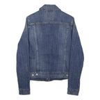 LEVI'S Boys Blue Denim Jacket M Woven Button Front Pockets Classic Fit