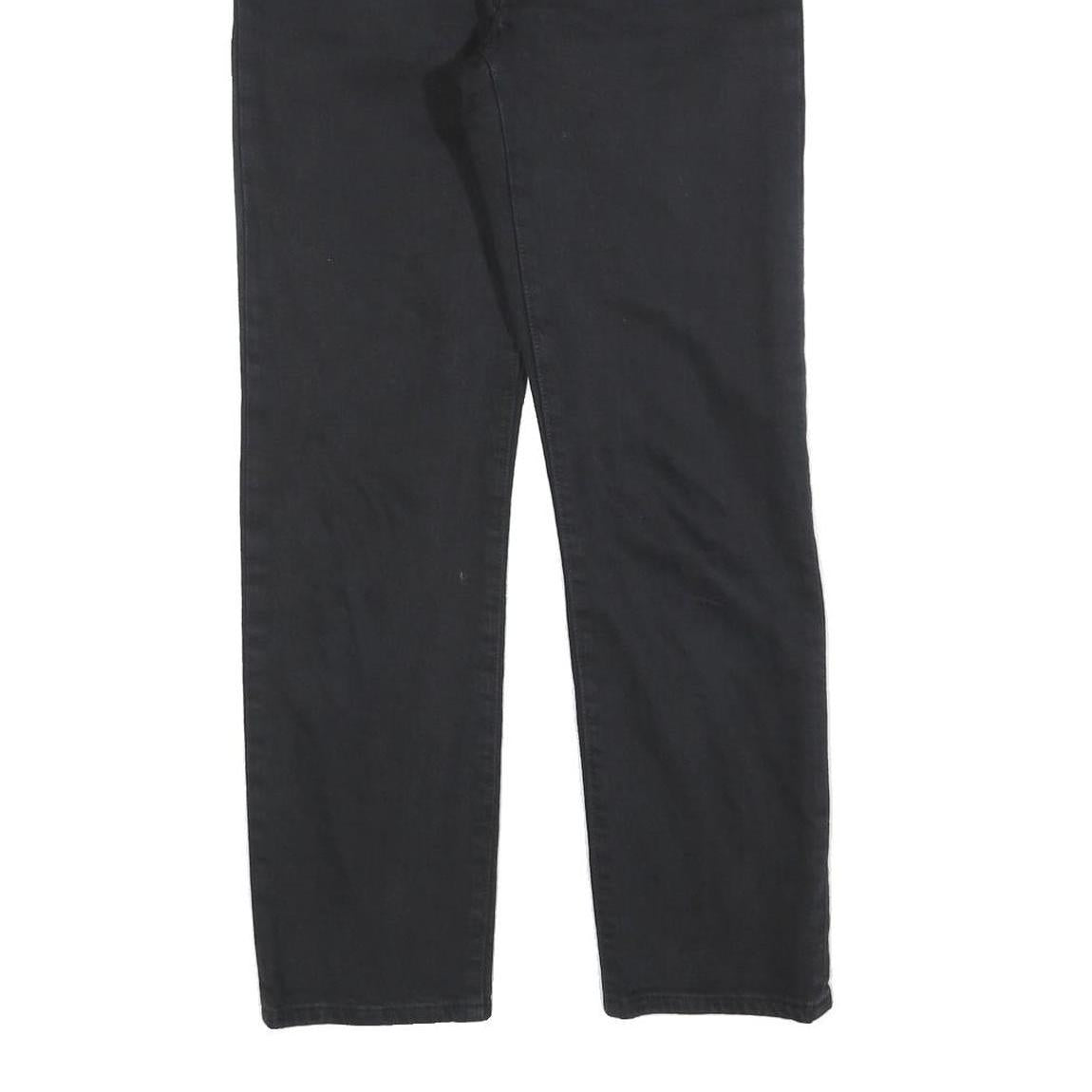 LEVI'S 501 Big E Womens Jeans Black Regular Straight Denim W24 L28 Classic