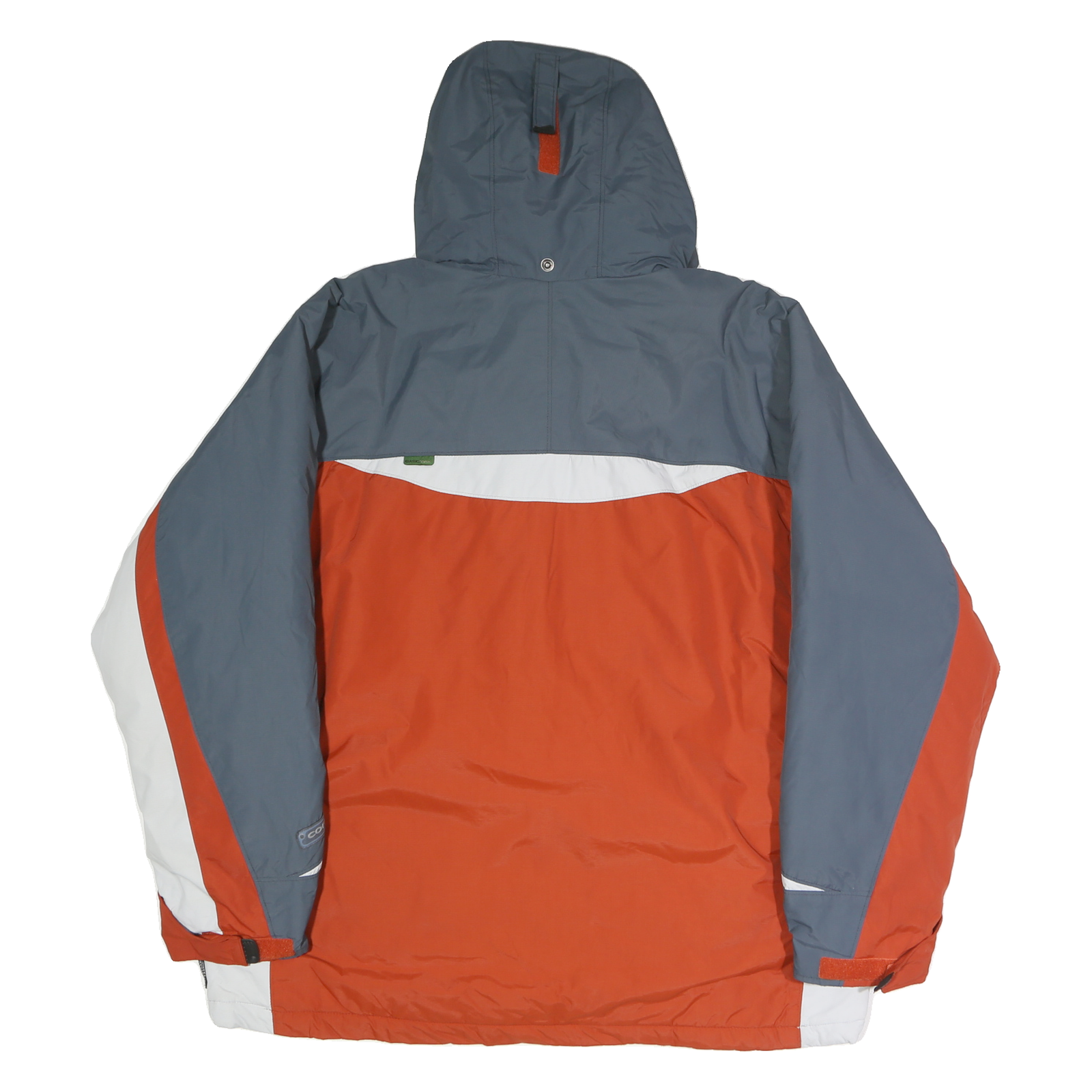 COLUMBIA Mens Blue & Orange Zip Up Polyester Outdoor Jacket L Casual Sportswear
