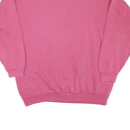 SWITCHER Womens Pink 1/4 Zip Sweatshirt M Cotton Blend Casual Pullover