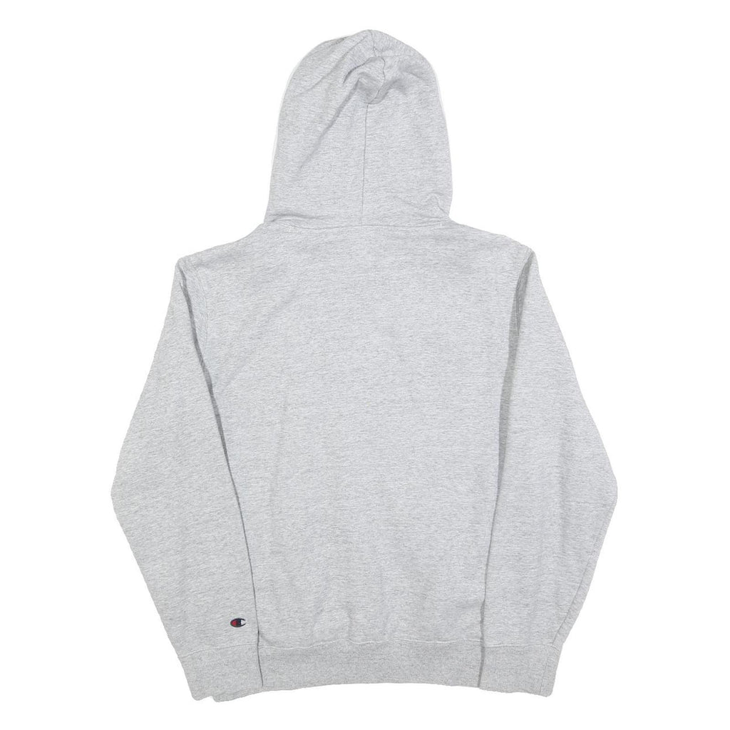 CHAMPION Mens Grey Hoodie M Cotton Blend Pullover Hooded Sweatshirt