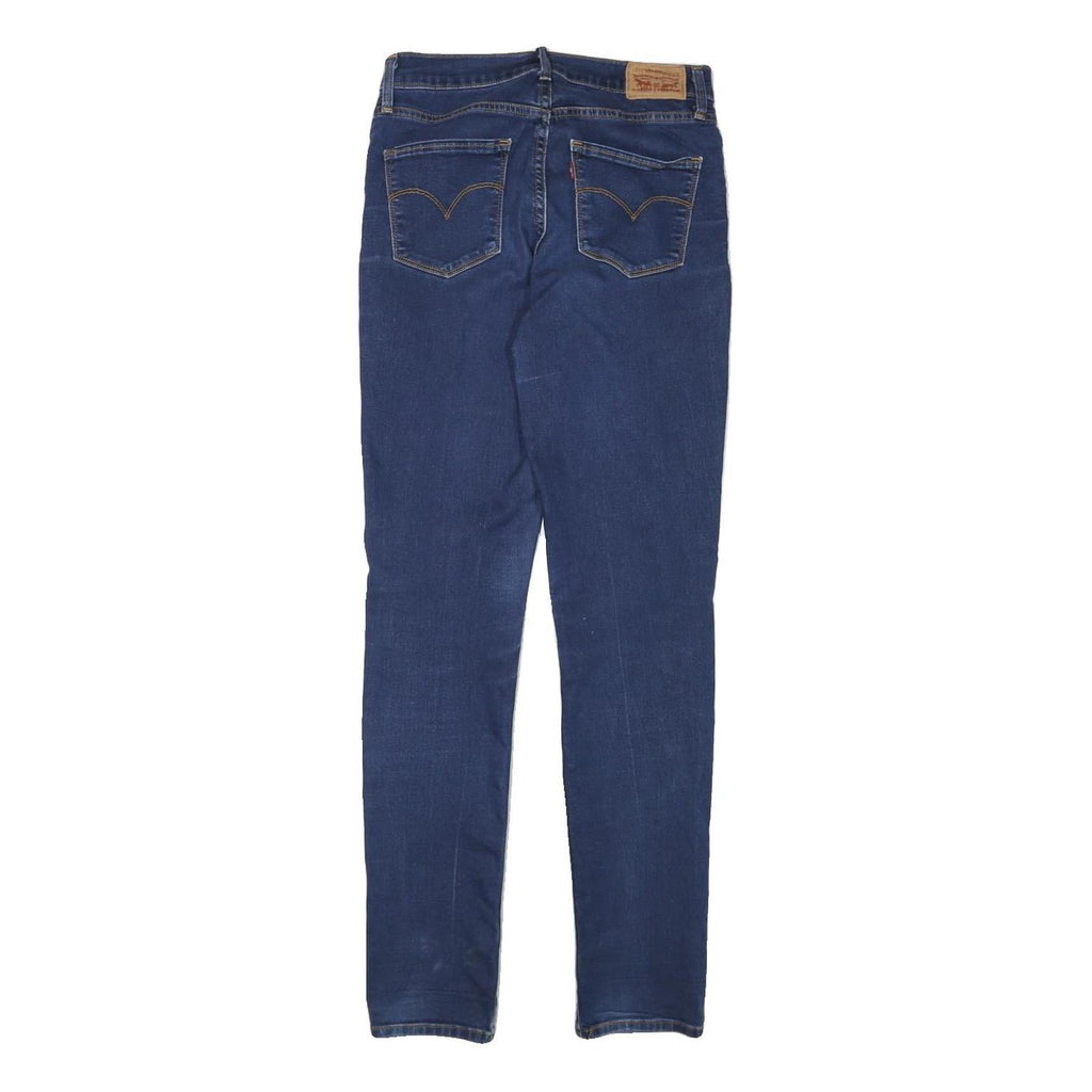 LEVI'S Womens Blue Slim Skinny Denim Medium W26 L31 Stretch Cotton Blend Jeans