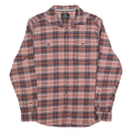 WIND RIVER Mens Red & Blue Plaid Cotton Blend Shirt M Casual Long Sleeve
