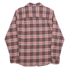 WIND RIVER Mens Red & Blue Plaid Cotton Blend Shirt M Casual Long Sleeve