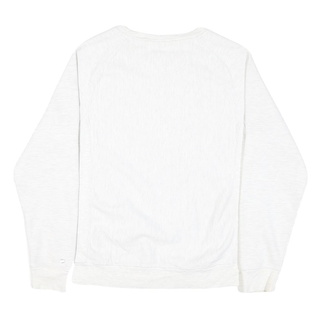 CHAMPION Mens White BYU-Idaho Crew Neck M Cotton Sweatshirt Casual Pullover
