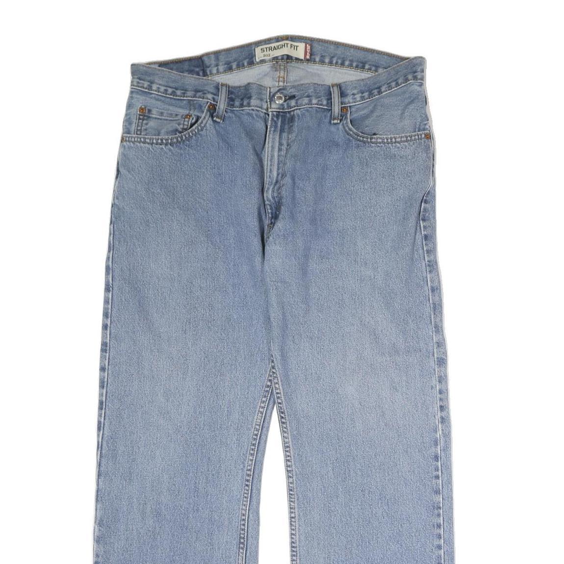 LEVI'S 505 Mens Jeans Blue Regular Straight Denim W36 L30 Classic Zip Fly