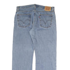 LEVI'S 505 Mens Jeans Blue Regular Straight Denim W36 L30 Classic Zip Fly