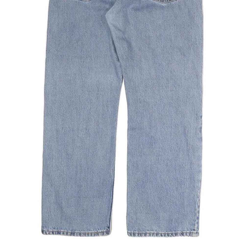 LEVI'S 505 Mens Jeans Blue Regular Straight Denim W36 L30 Classic Zip Fly
