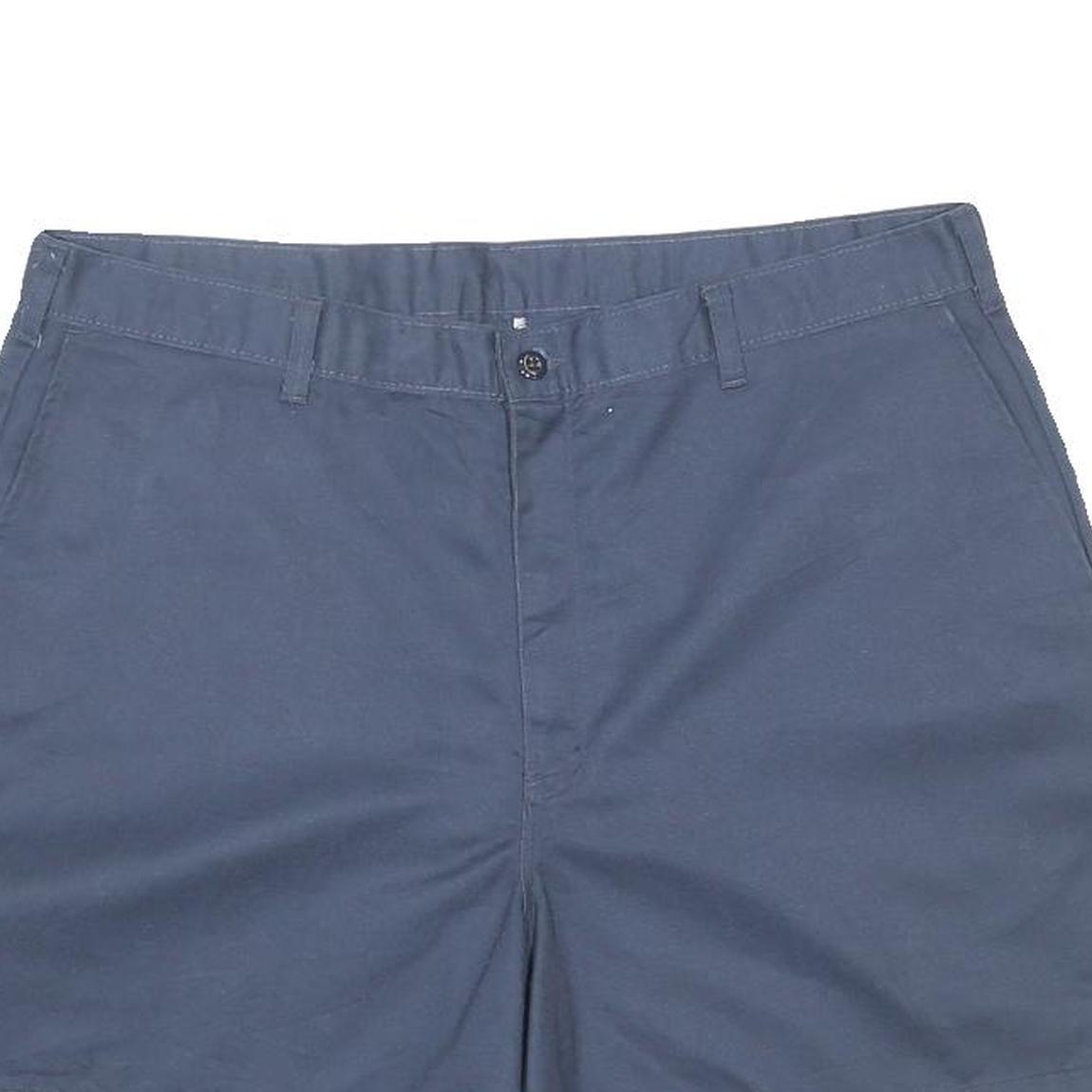 DICKIES Mens Blue Casual Shorts XL W40 Cotton Blend Classic Fit Workwear