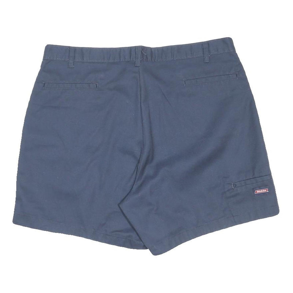 DICKIES Mens Blue Casual Shorts XL W40 Cotton Blend Classic Fit Workwear