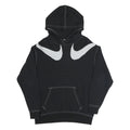 NIKE Mens Black Hoodie XS Cotton Blend Pullover Sweatshirt Sportswear