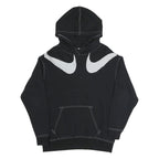 NIKE Mens Black Hoodie XS Cotton Blend Pullover Sweatshirt Sportswear