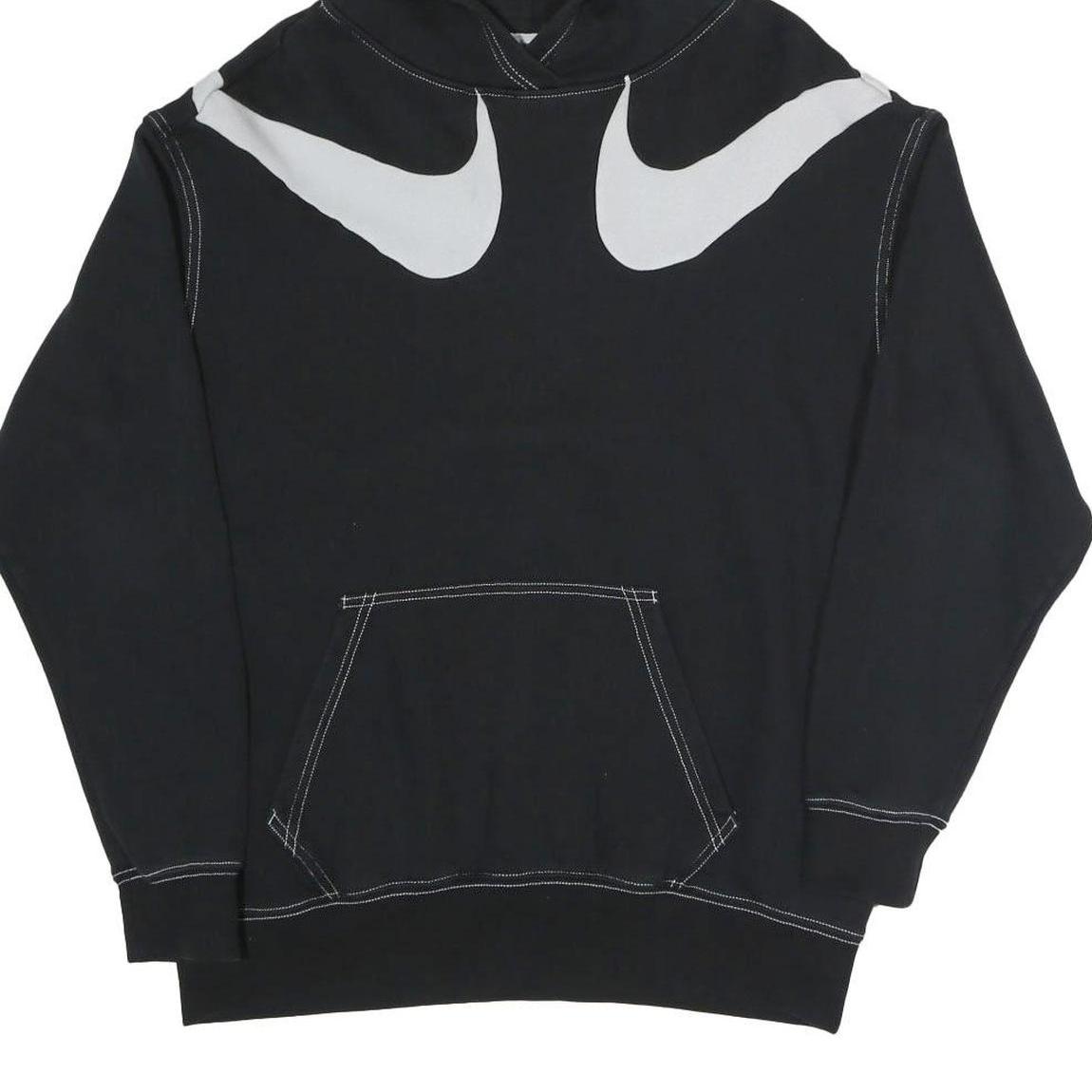 NIKE Mens Black Hoodie XS Cotton Blend Pullover Sweatshirt Sportswear