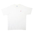 REEBOK Mens White Graphic T-Shirt L Short Sleeve Crew Neck Casual Sport