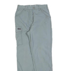 SUNWAY Womens Regular Grey Trousers W26 L30 Zip Closure Pocket Detail