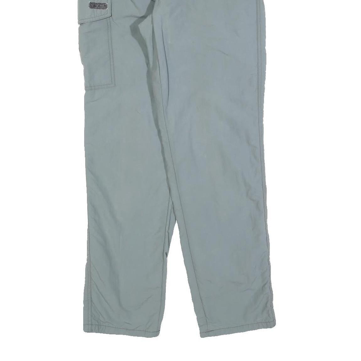 SUNWAY Womens Regular Grey Trousers W26 L30 Zip Closure Pocket Detail