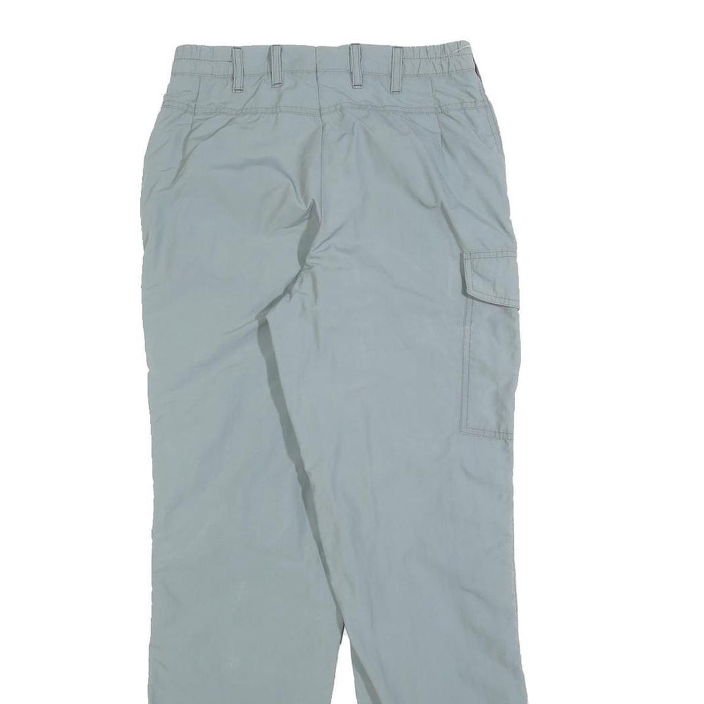 SUNWAY Womens Regular Grey Trousers W26 L30 Zip Closure Pocket Detail