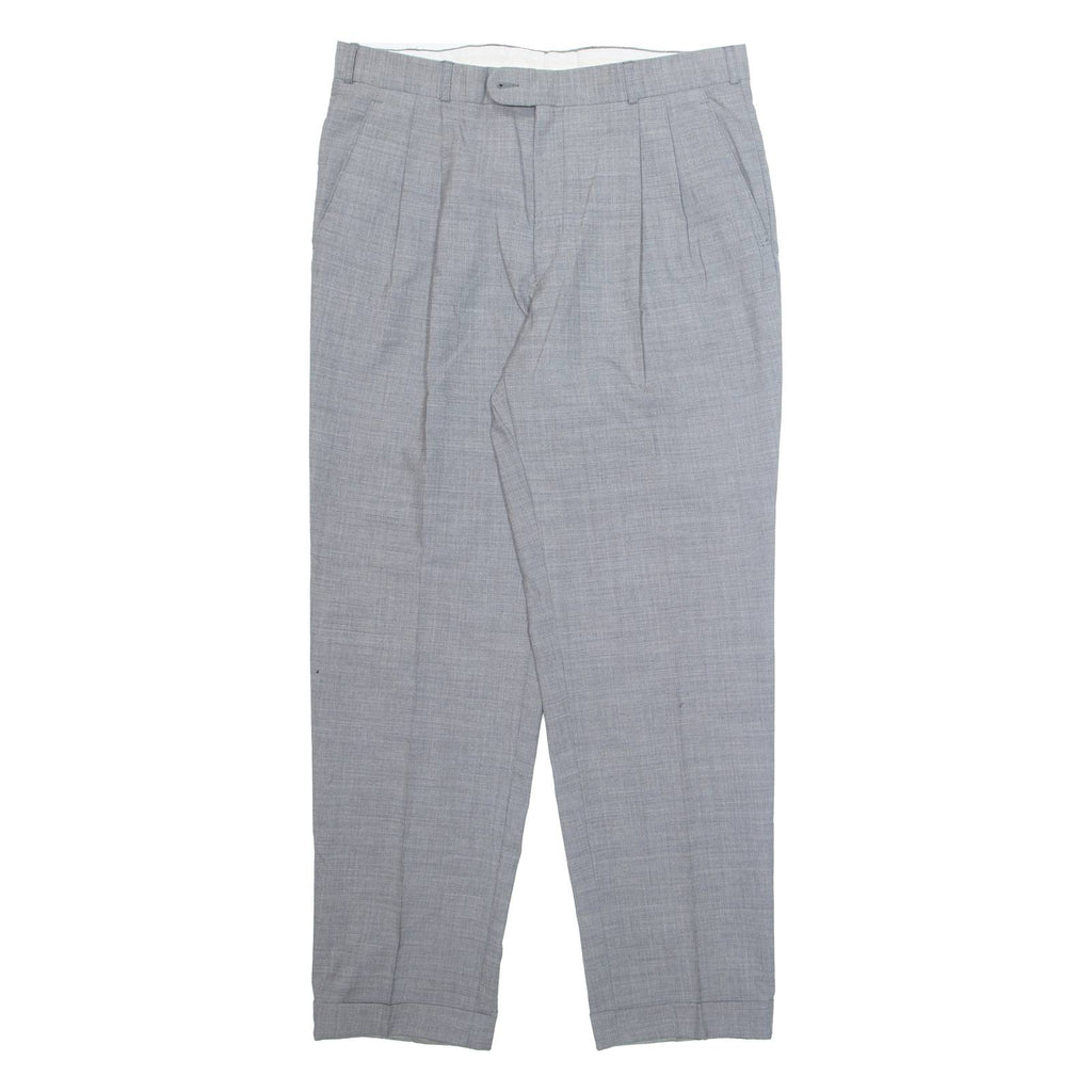 Chino Workwear Mens Trousers Grey Regular Straight W36 L32