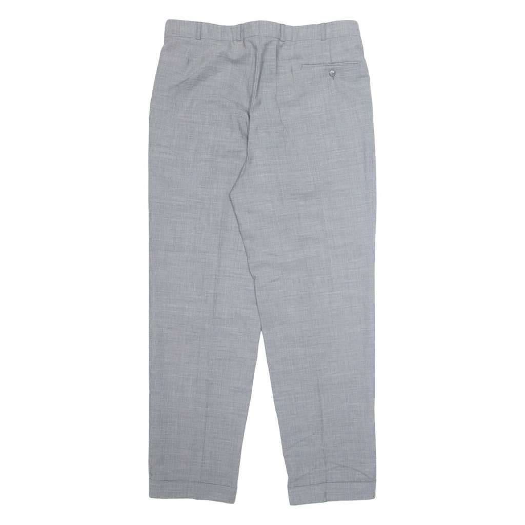 Chino Workwear Mens Trousers Grey Regular Straight W36 L32