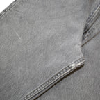 LEVI'S Mens Black Regular Straight Denim Cotton Medium W32 L34 Classic Zip