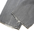 LEVI'S Mens Black Regular Straight Denim Cotton Medium W32 L34 Classic Zip