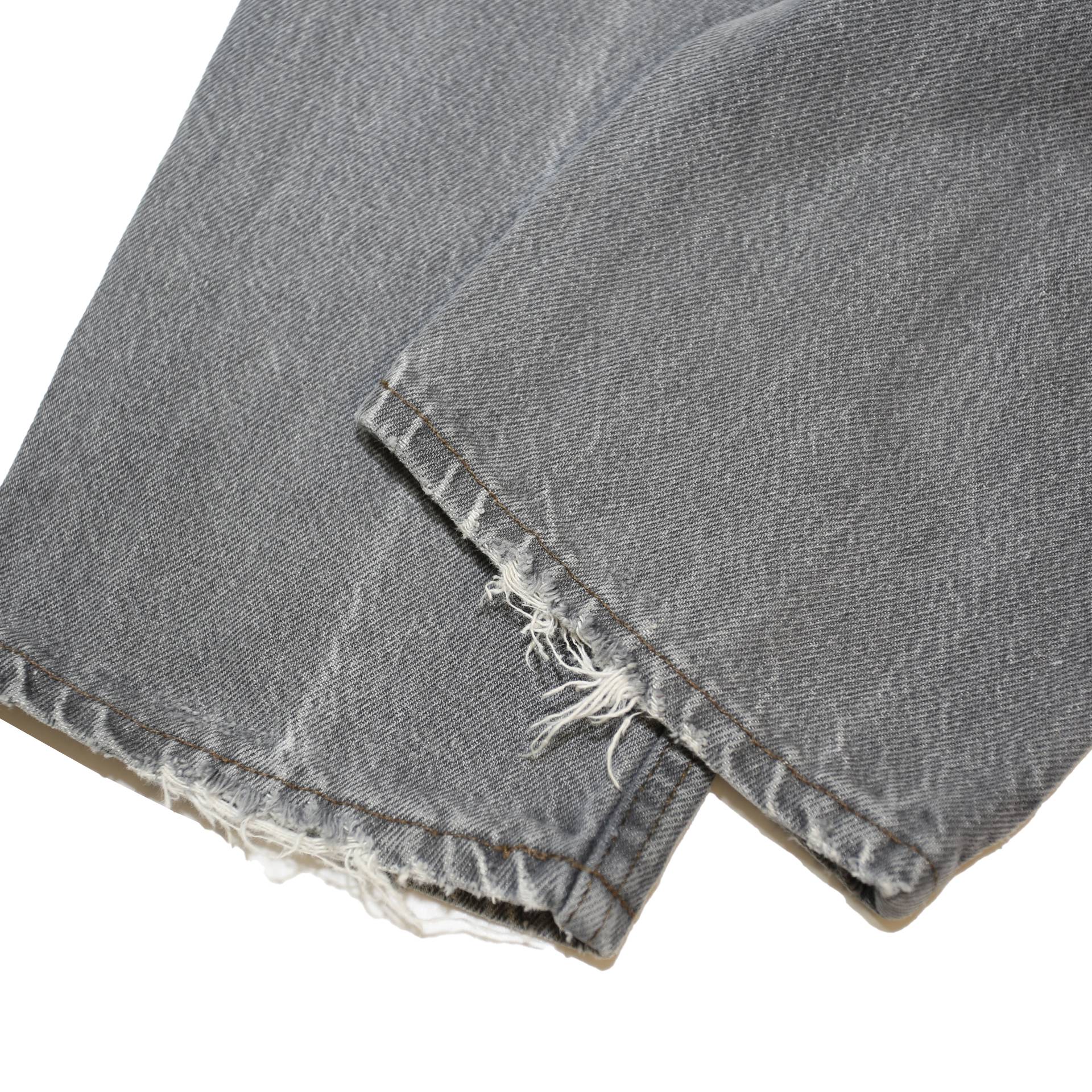LEVI'S Mens Black Regular Straight Denim Cotton Medium W32 L34 Classic Zip