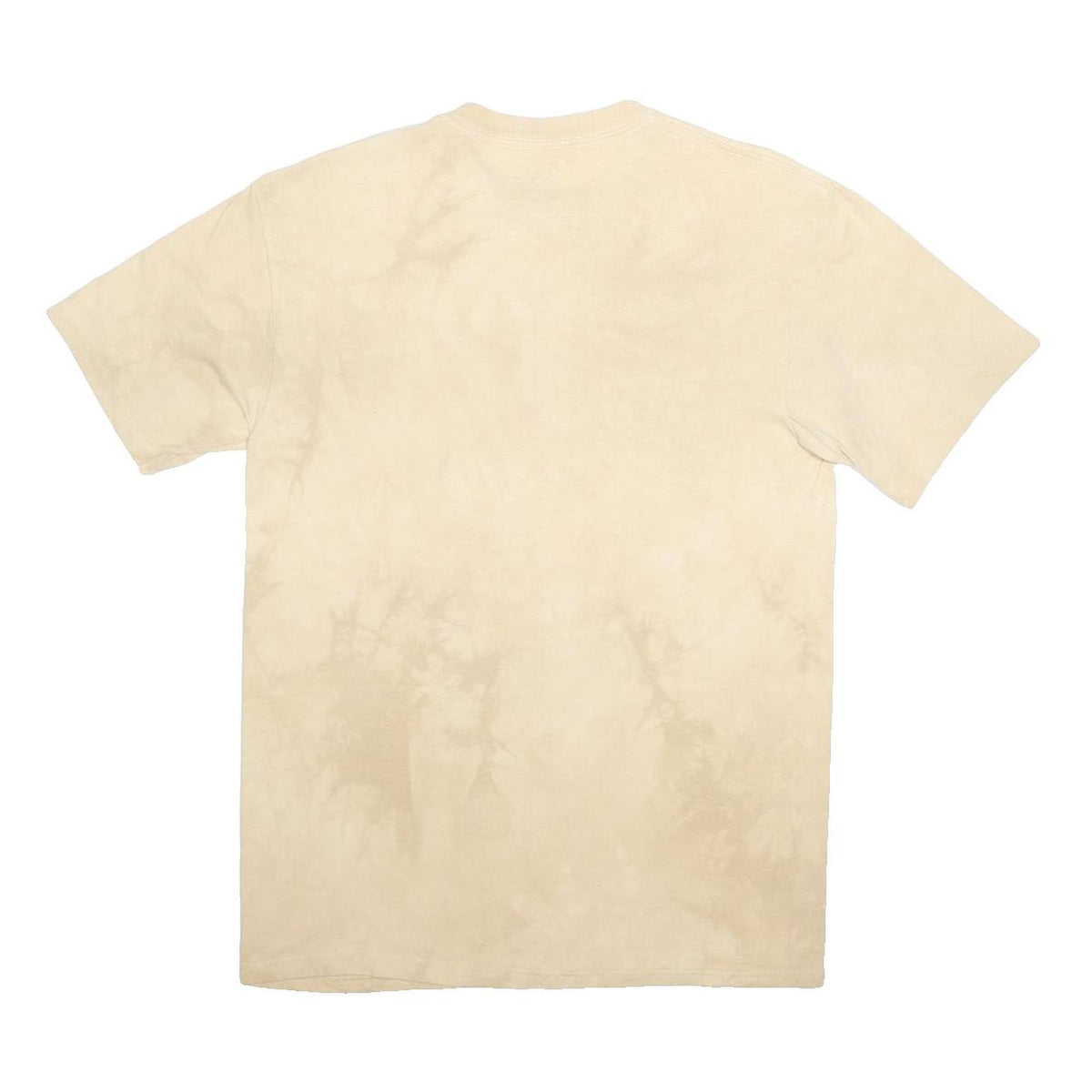 THE MOUNTAIN Mens Beige Dog Face Graphic T-Shirt M Short Sleeve Crew Neck Casual