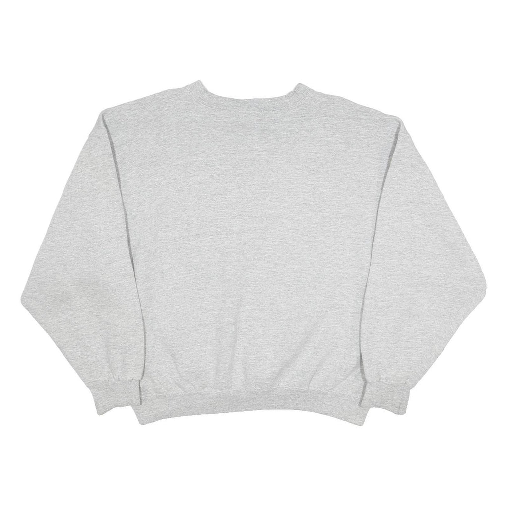 NIKE Womens Grey Sweatshirt Crew Neck M Cotton Blend Casual Pullover