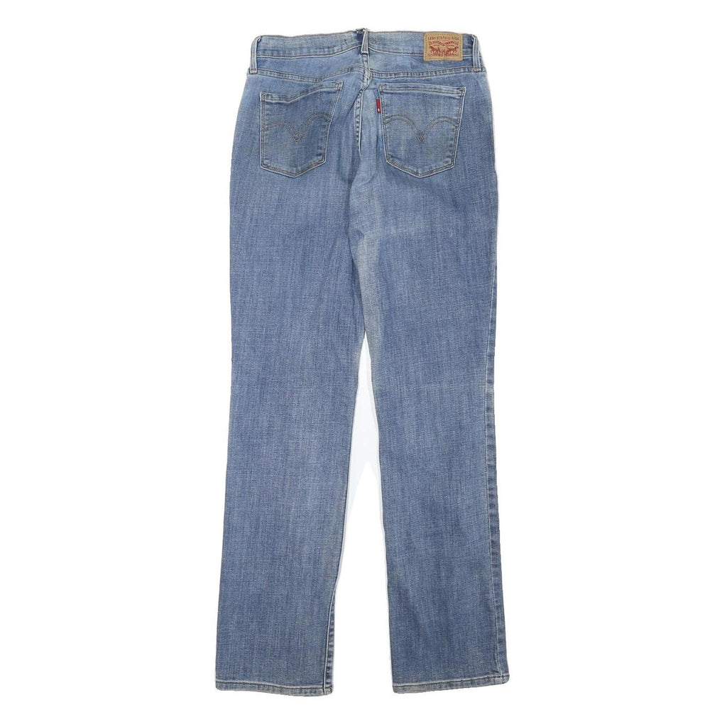 LEVI'S Womens 505 Regular Fit Straight Leg Denim Medium Wash W27 L30 Classic