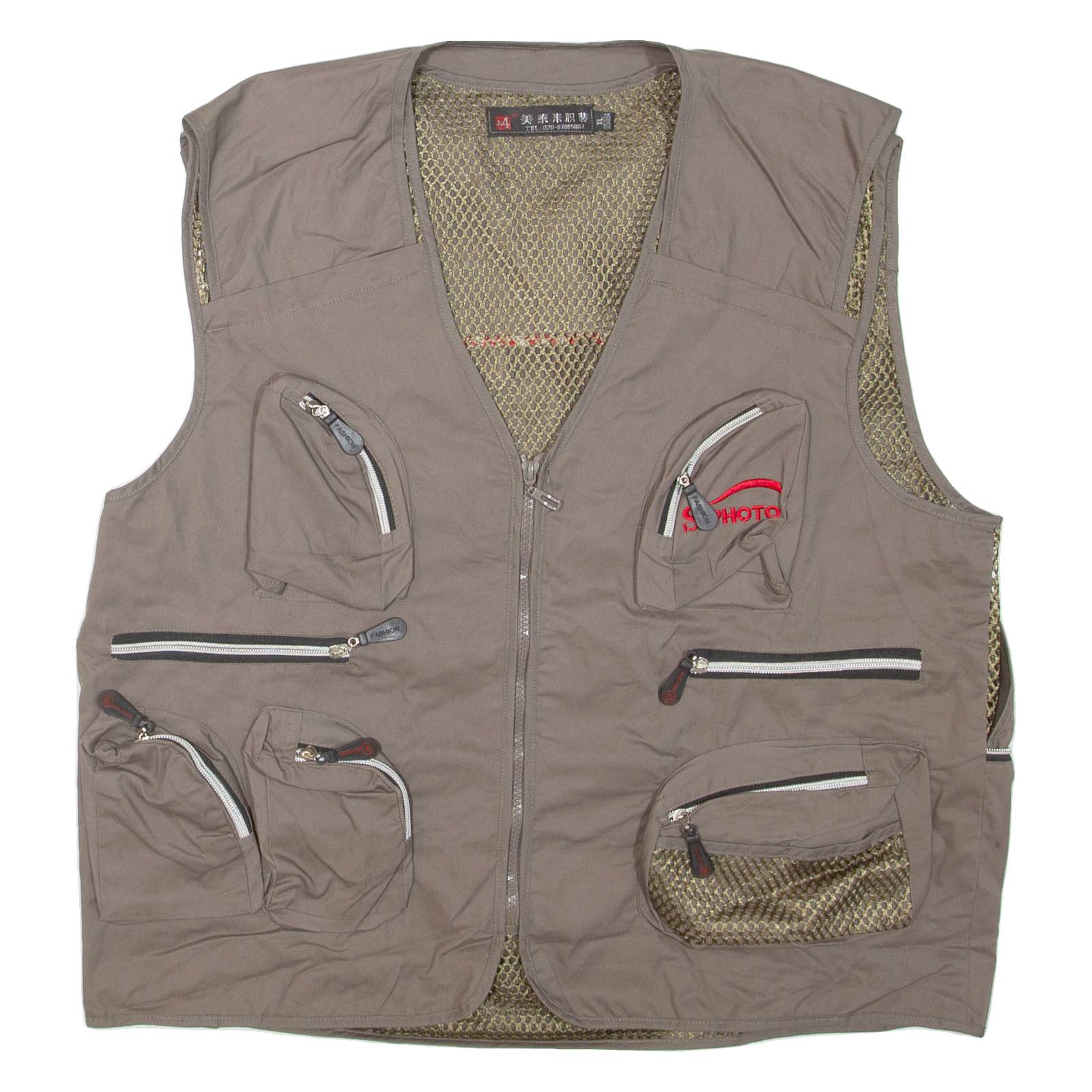 Utility Mens Gilet Grey XL
