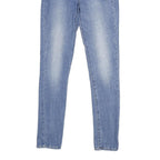 LEVI'S 721 High Rise Skinny Womens Jeans Blue Slim Denim Light W25 L30 Stretch