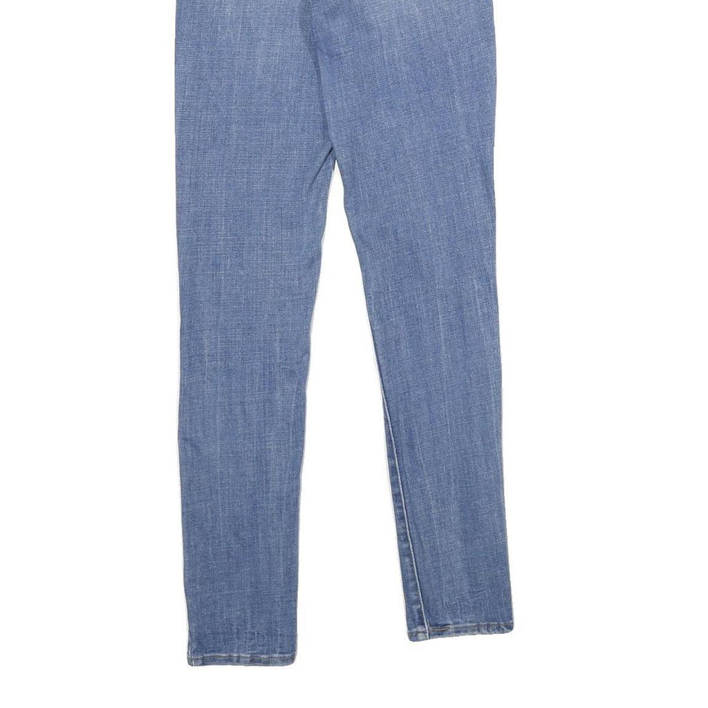 LEVI'S 721 High Rise Skinny Womens Jeans Blue Slim Denim Light W25 L30 Stretch