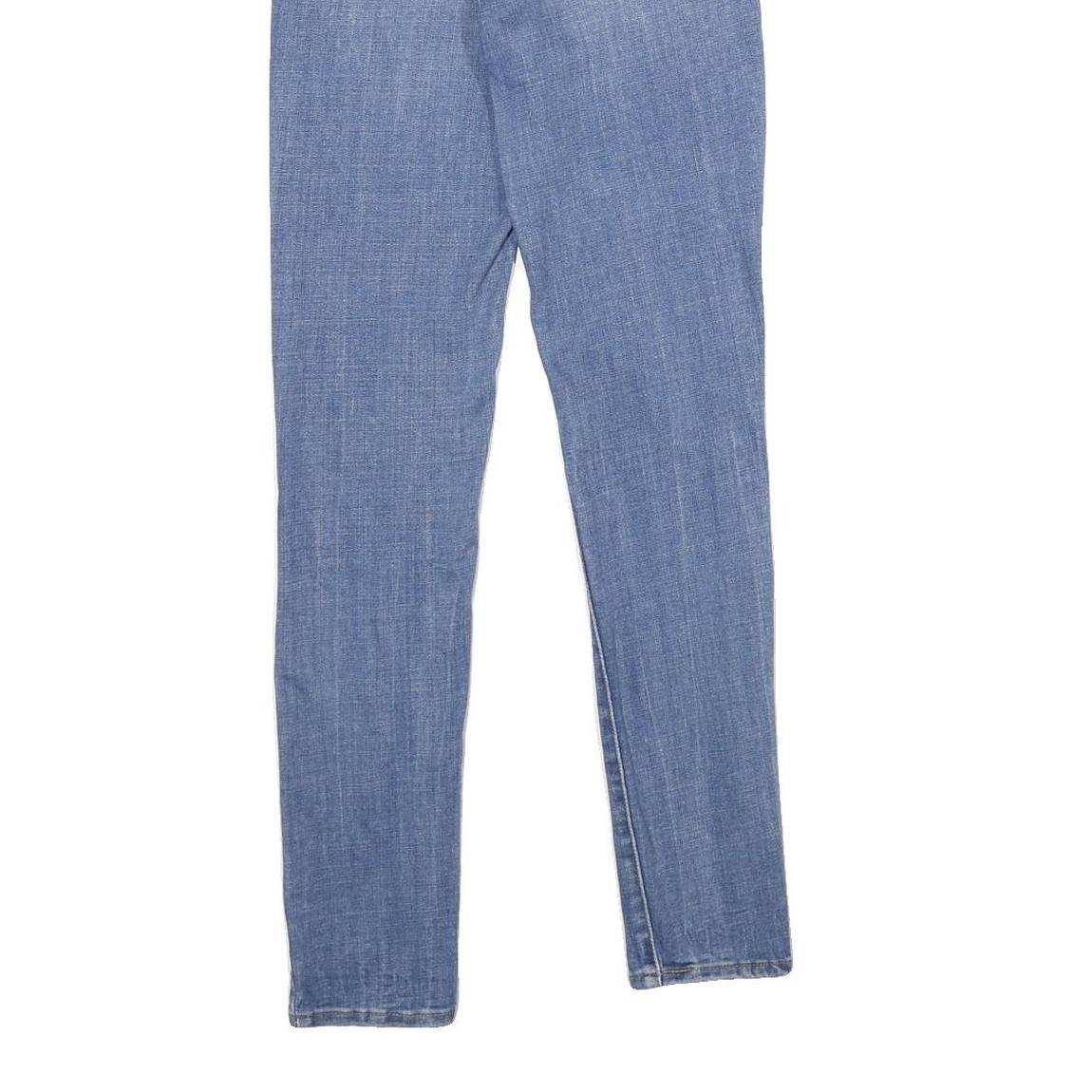 LEVI'S 721 High Rise Skinny Womens Jeans Blue Slim Denim Light W25 L30 Stretch