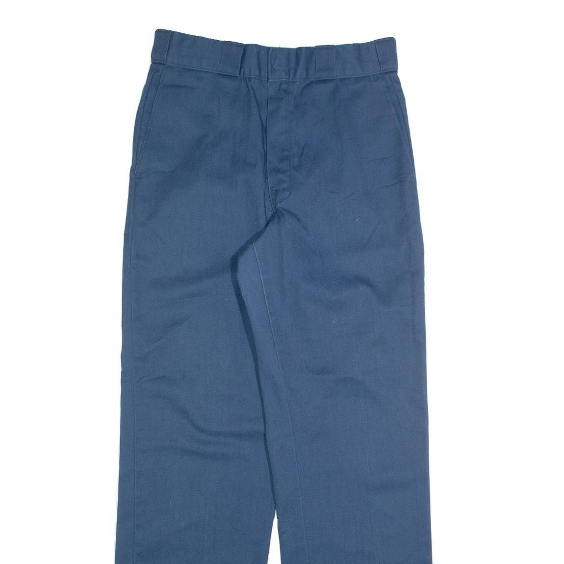 DICKIES Chino Mens Trousers Blue Regular Straight W28 L31
