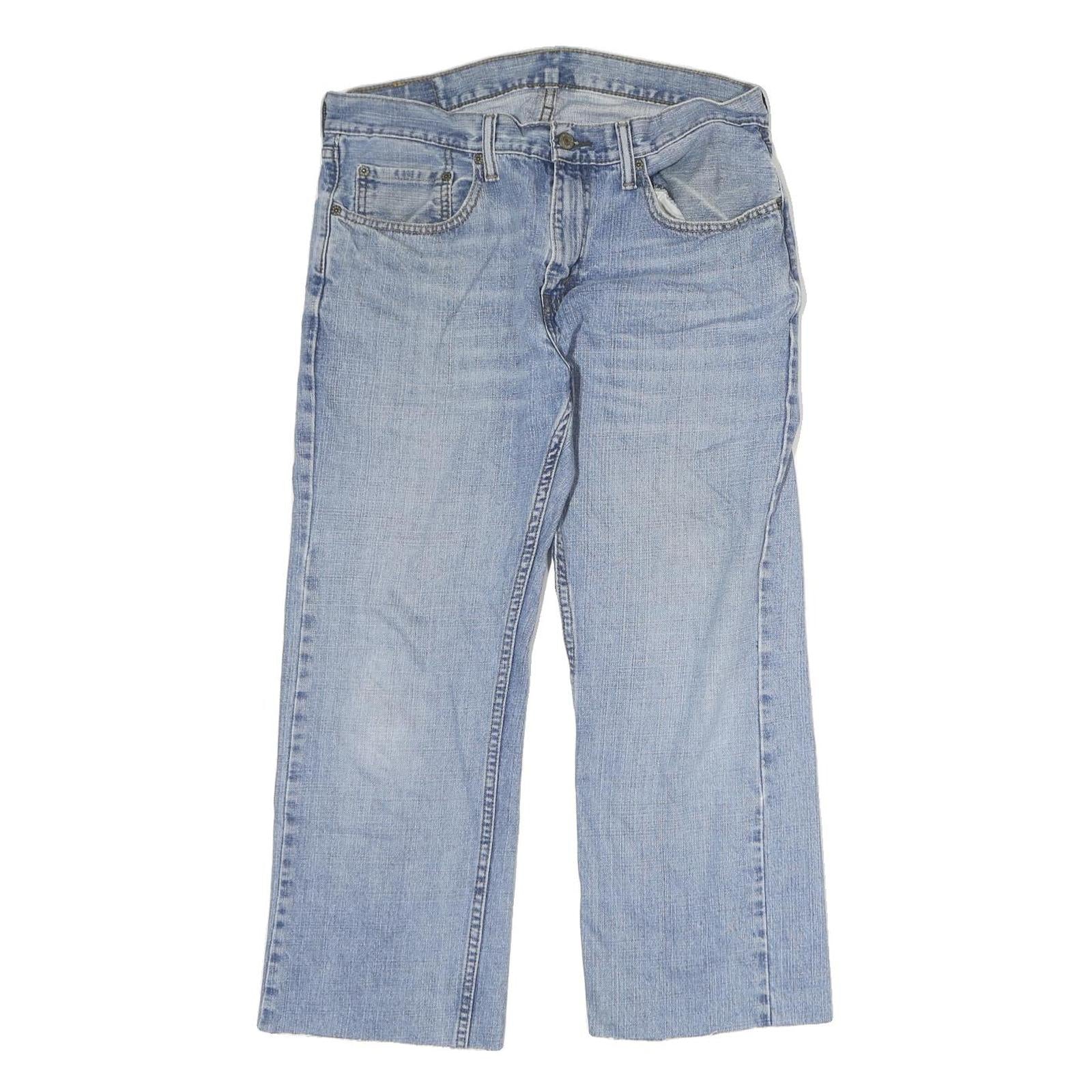 LEVI'S 559 Mens Jeans Blue Regular Straight Denim Light W32 L28 Classic Cotton