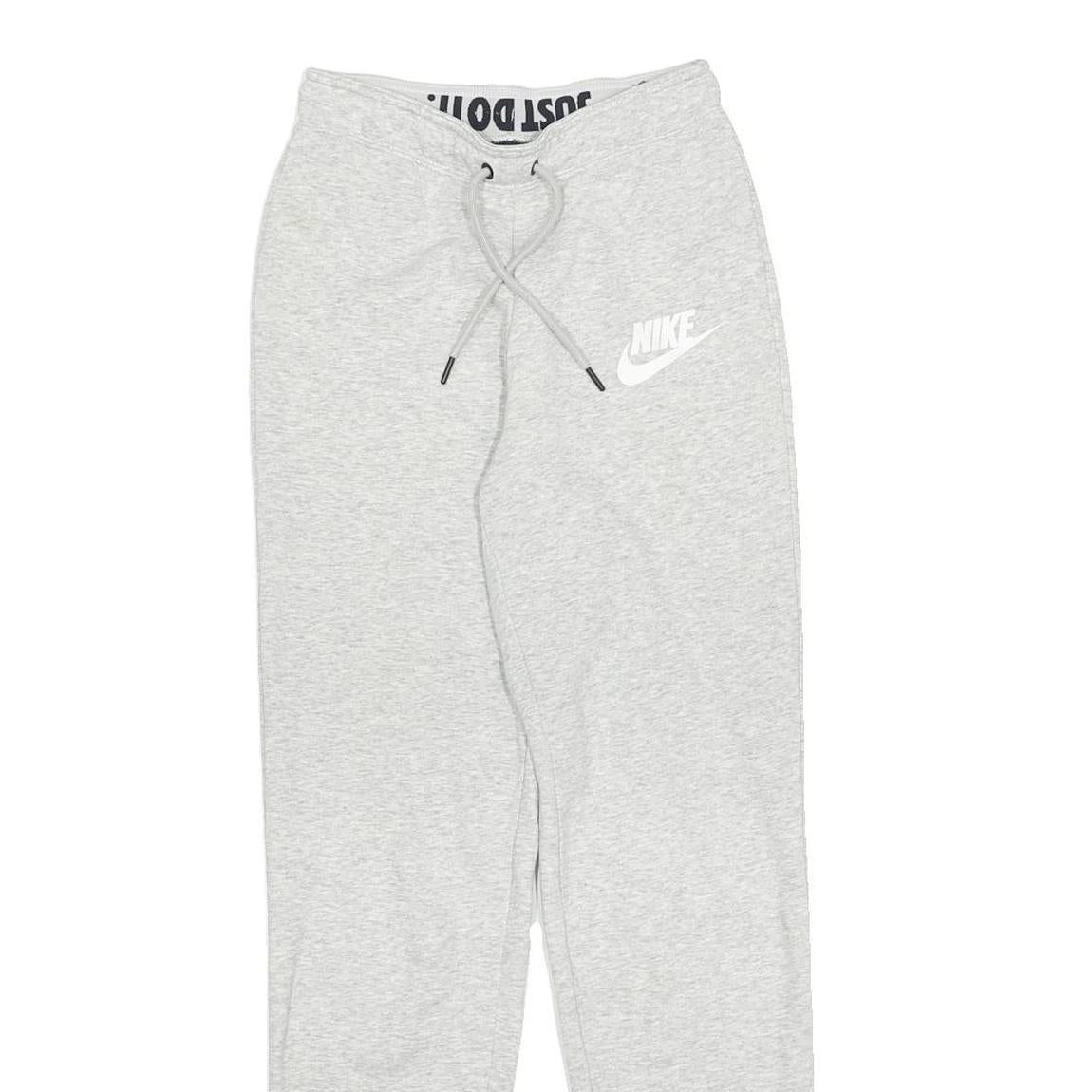 NIKE Womens Joggers Grey XS W22 L29 Slim Tapered Fit Cotton Blend Casual Sports