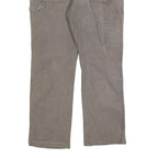 DICKIES Mens Brown Relaxed Straight Denim Cotton Blend Medium W36 L32 Workwear