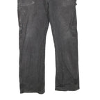 DICKIES Mens Regular Fit Black Denim Jeans W38 L32 Workwear Zip Closure