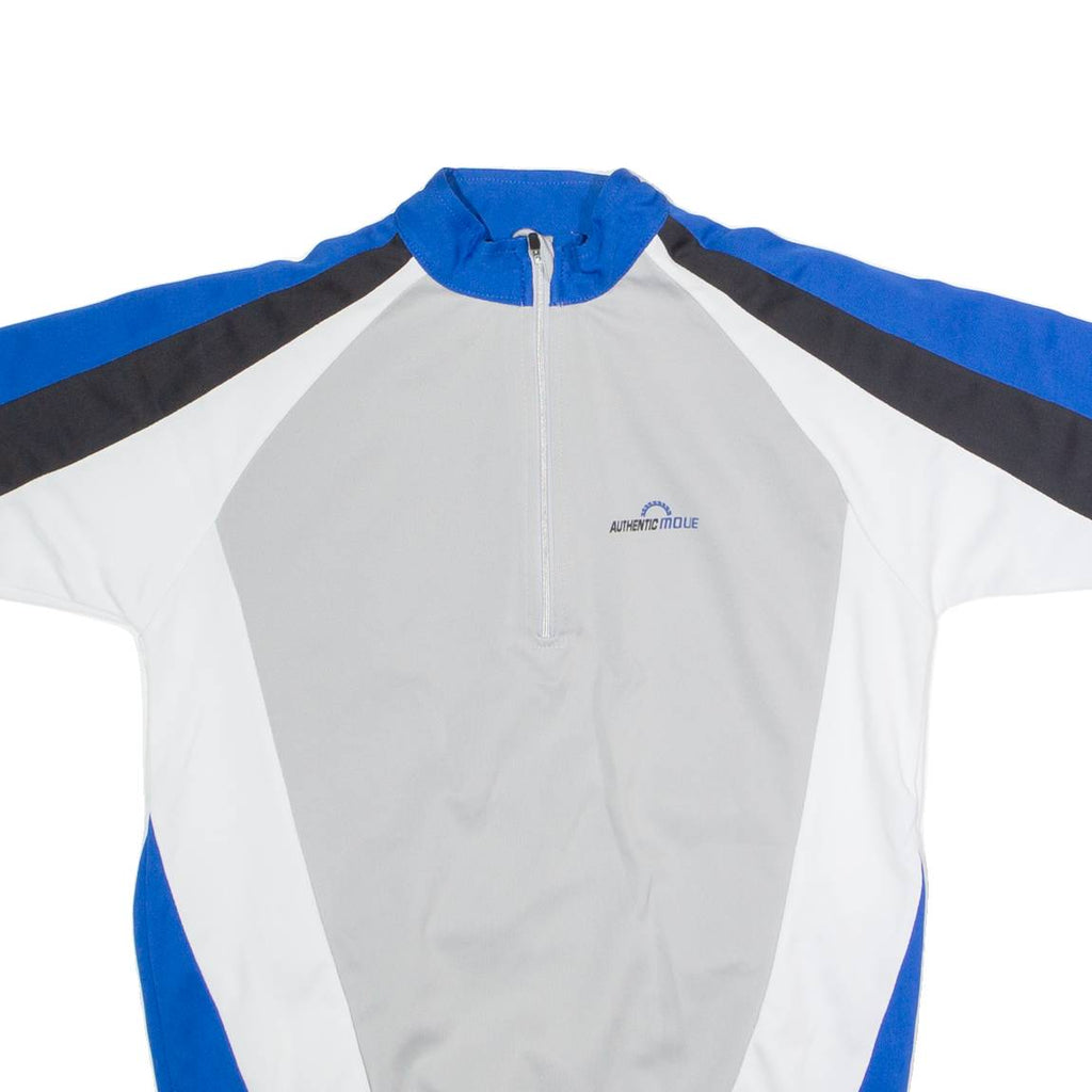TCM Cycling Mens Jersey Grey 1/2 Zip M