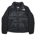 THE NORTH FACE Womens Black Nylon Puffer Jacket S Winter Outdoor Zip Pockets