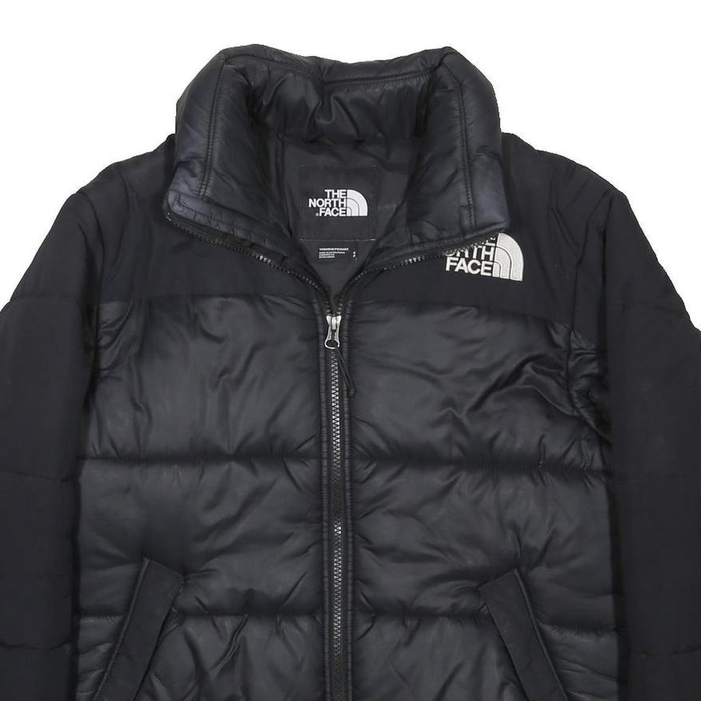 THE NORTH FACE Womens Black Nylon Puffer Jacket S Winter Outdoor Zip Pockets